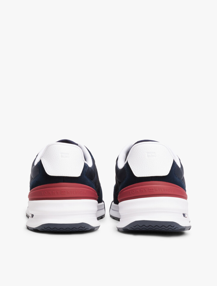sneaker da corsa retrò in misto nylon