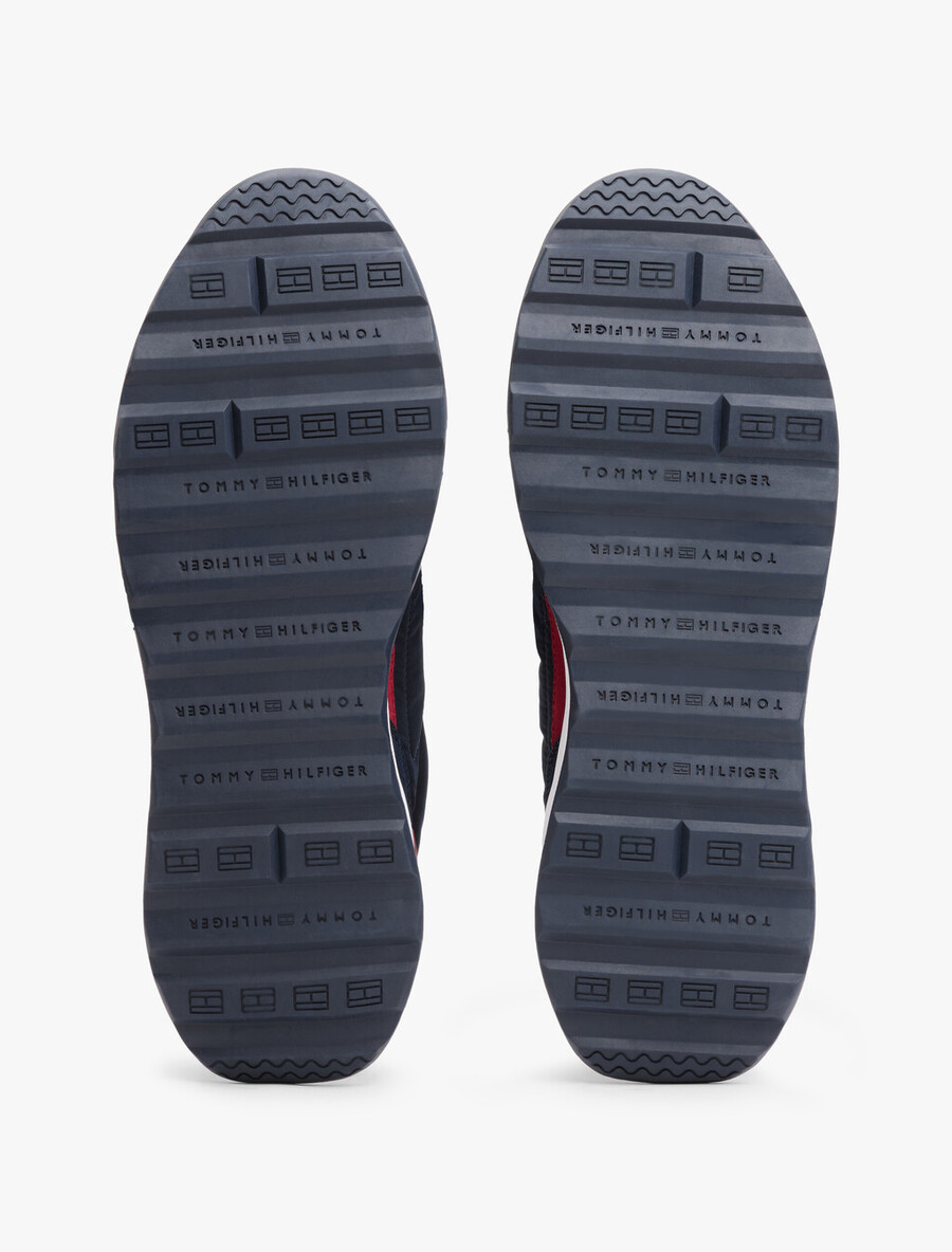 sneaker da corsa retrò in misto nylon