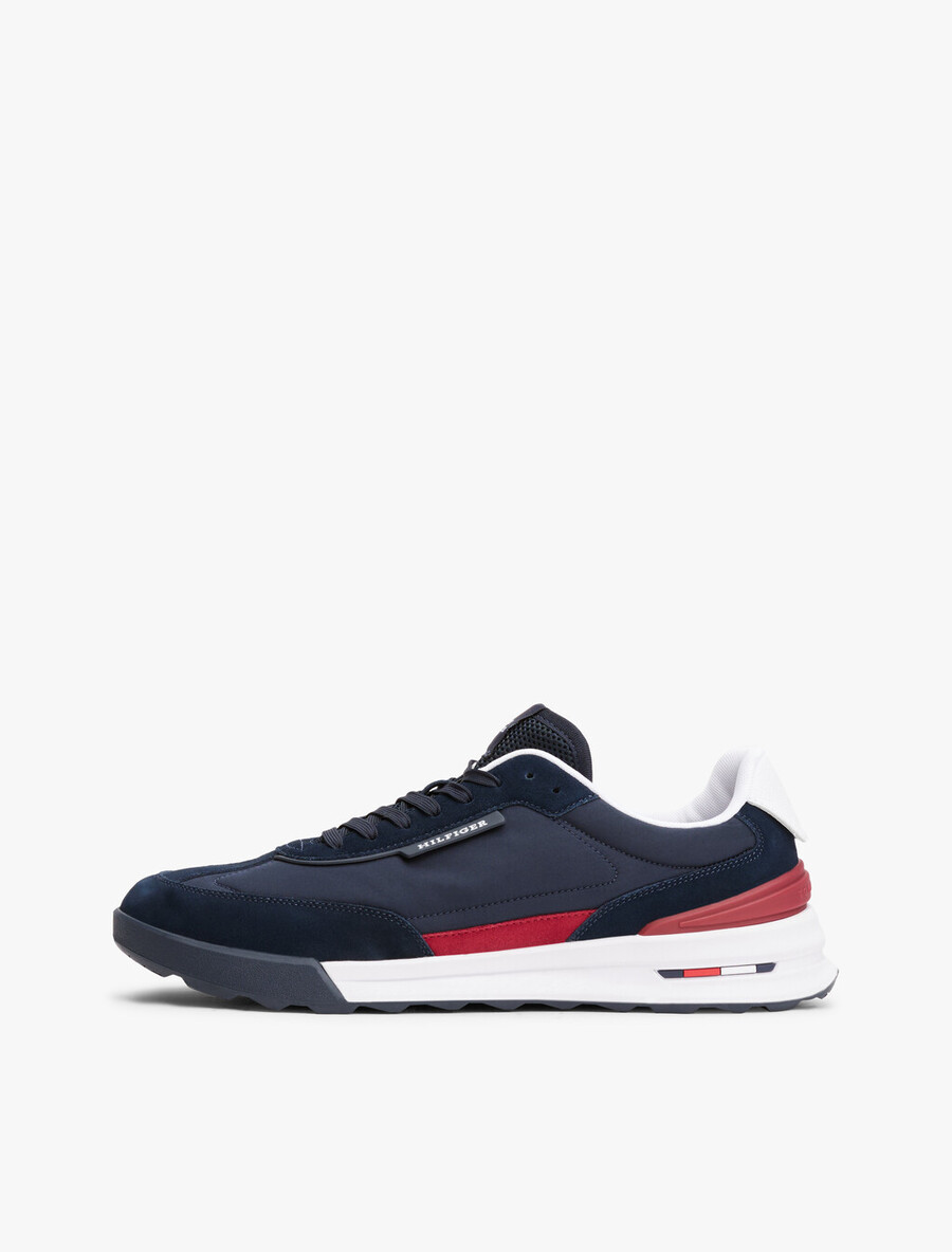 sneaker da corsa retrò in misto nylon