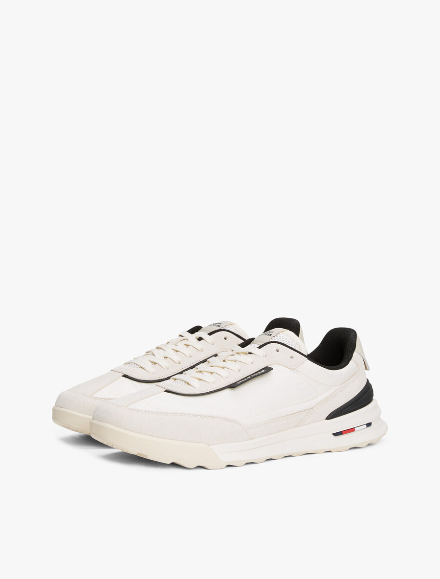 sneaker da corsa retrò in misto nylon