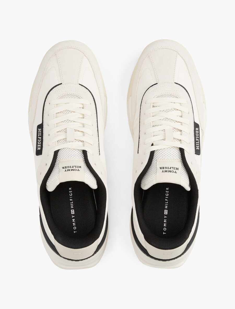 sneaker da corsa retrò in misto nylon