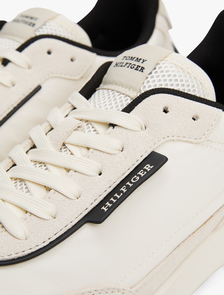 sneaker da corsa retrò in misto nylon