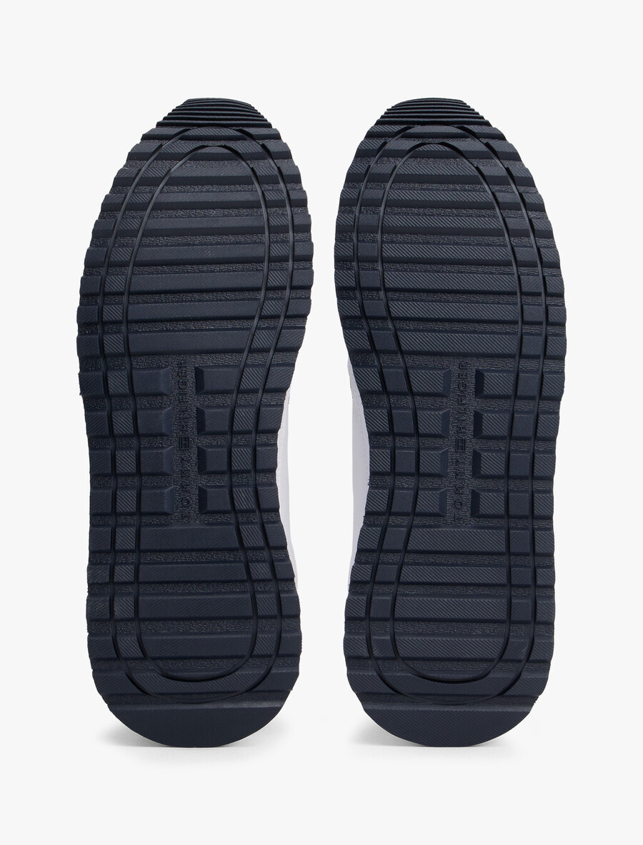 scarpe da ginnastica retrò in suede misto
