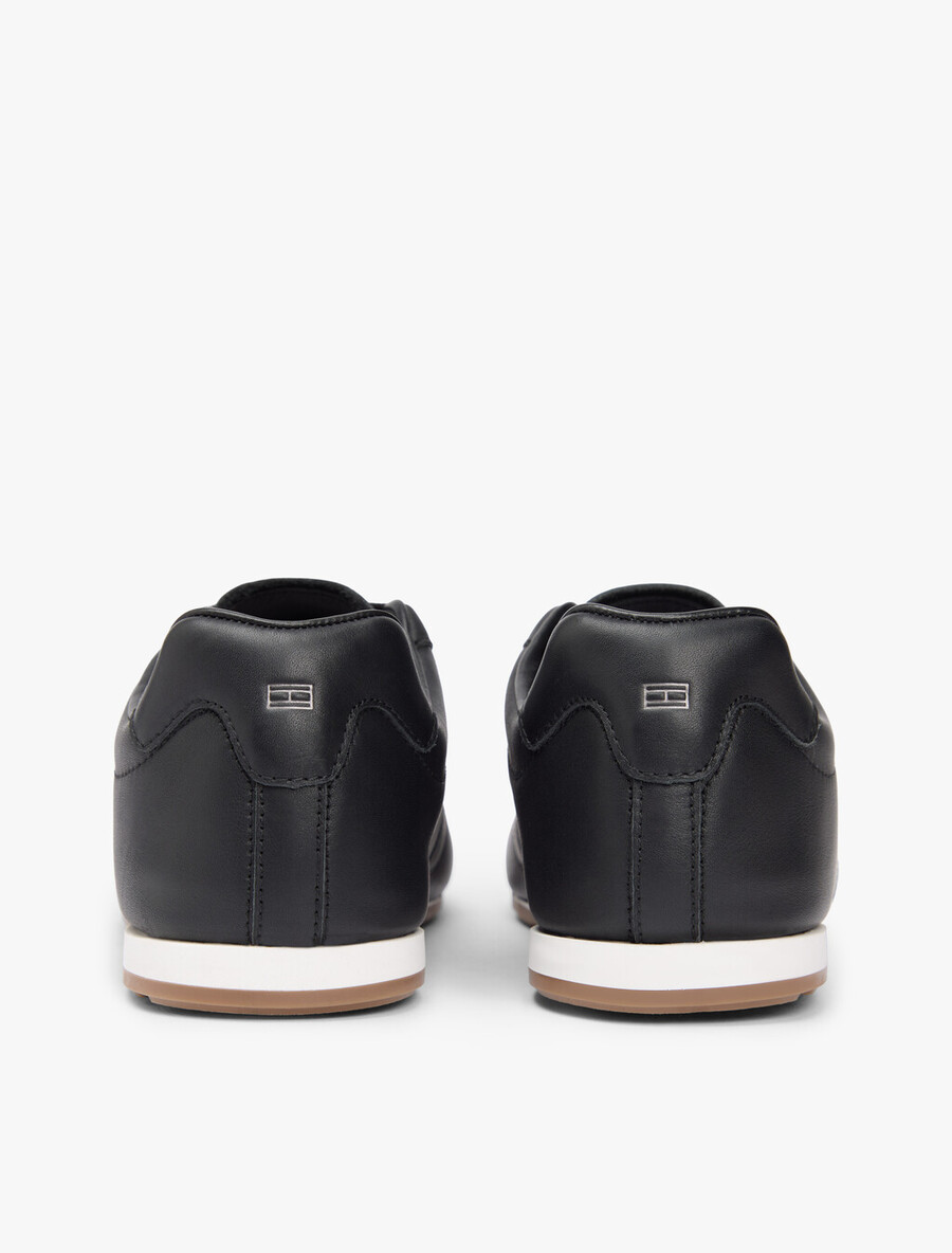 scarpe da ginnastica in pelle con logo a basso profilo
