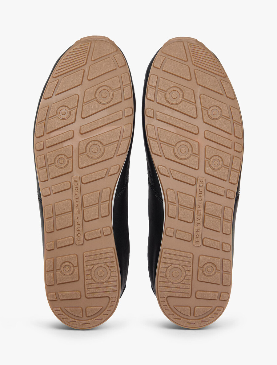 scarpe da ginnastica in pelle con logo a basso profilo