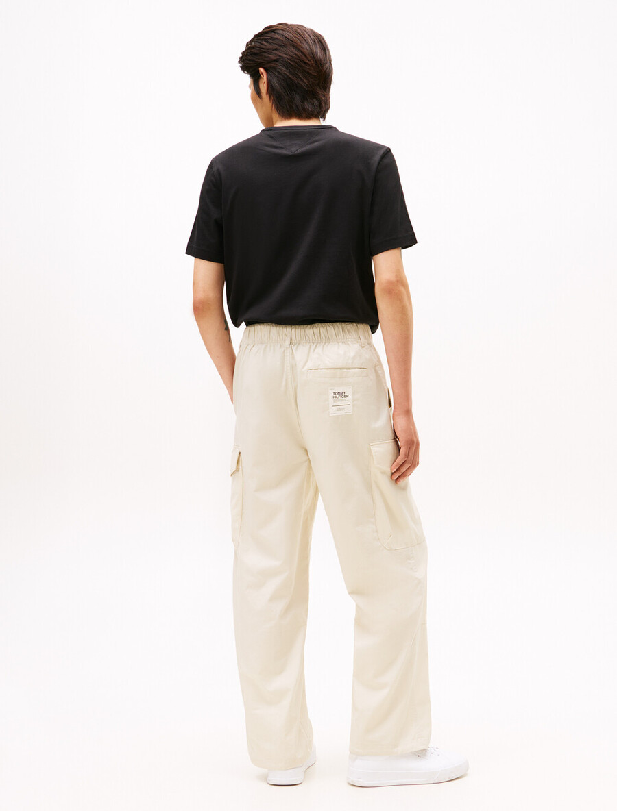 pantaloni cargo multiuso in tessuto misto