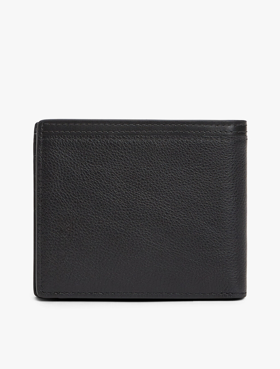 portafoglio bifold in pelle con logo aziendale